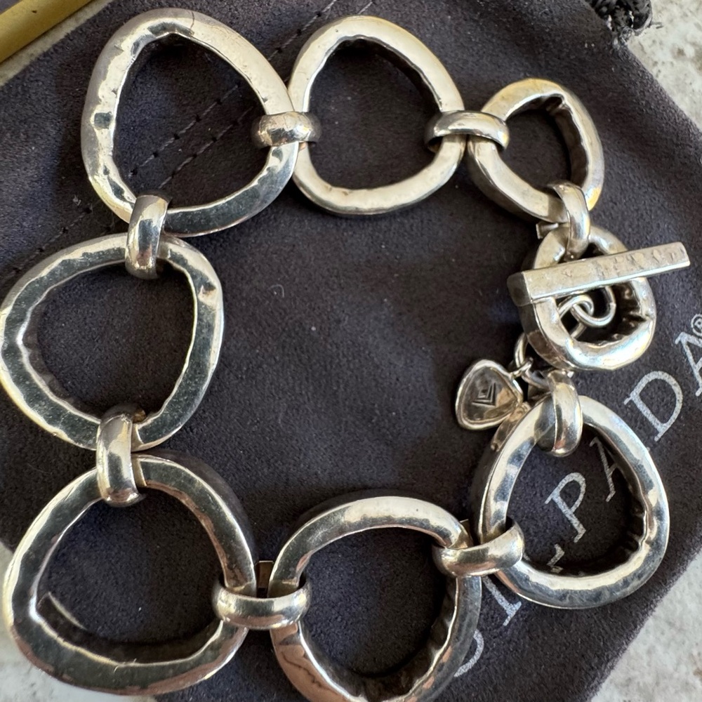 Silpada Silver Rush Bracelet Toggle Bracelet W/Bo… - image 4